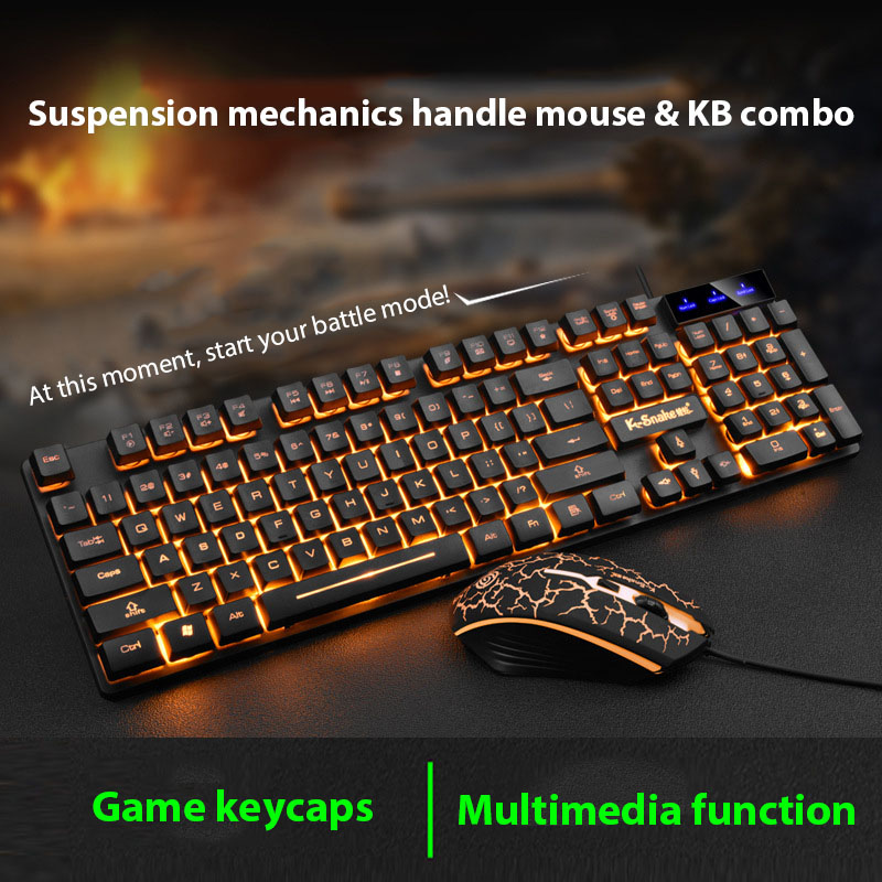 Gaming Keyboard And Mouse Wireless - KM320 키보드 및 마우스 세트 방수