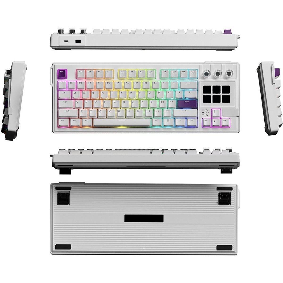 Gaming Keyboard Ergonomics - 업데이트. K1 PRO 비주얼 기계식 키보드