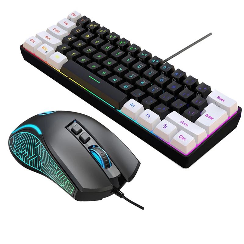 Gaming Keyboard And Mouse Wireless - 키보드 및 마우스 60% 컴퓨터 게임용