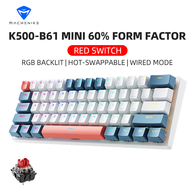 Gaming Keyboard E Yooso - K500-B61 마체니크 미니 기계식 키보드 60%