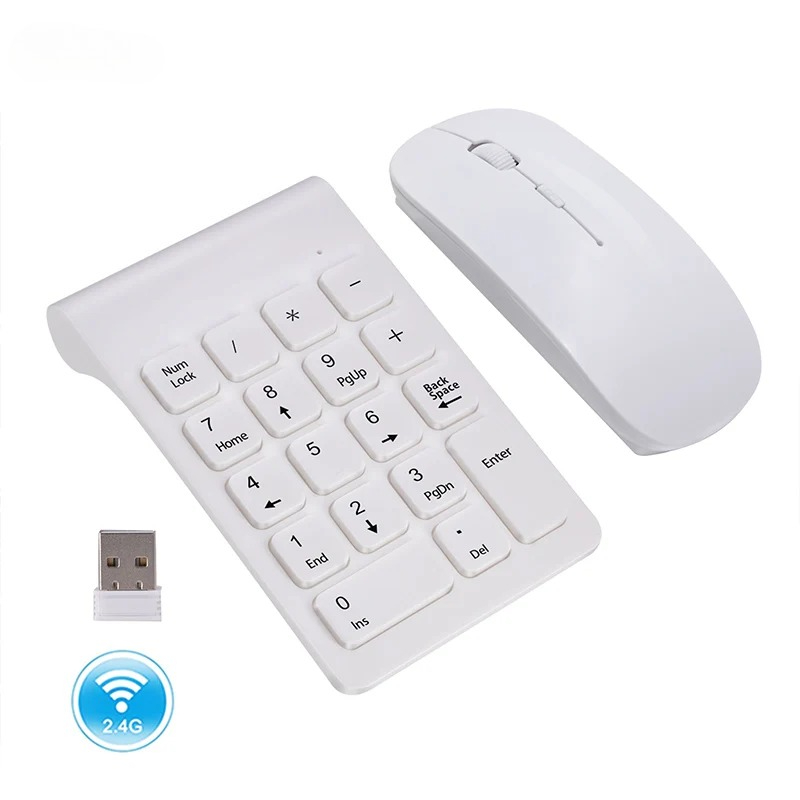 Gaming Keyboard And Mouse Wireless - 2.4G 무선 18키 미니 숫자 키패드