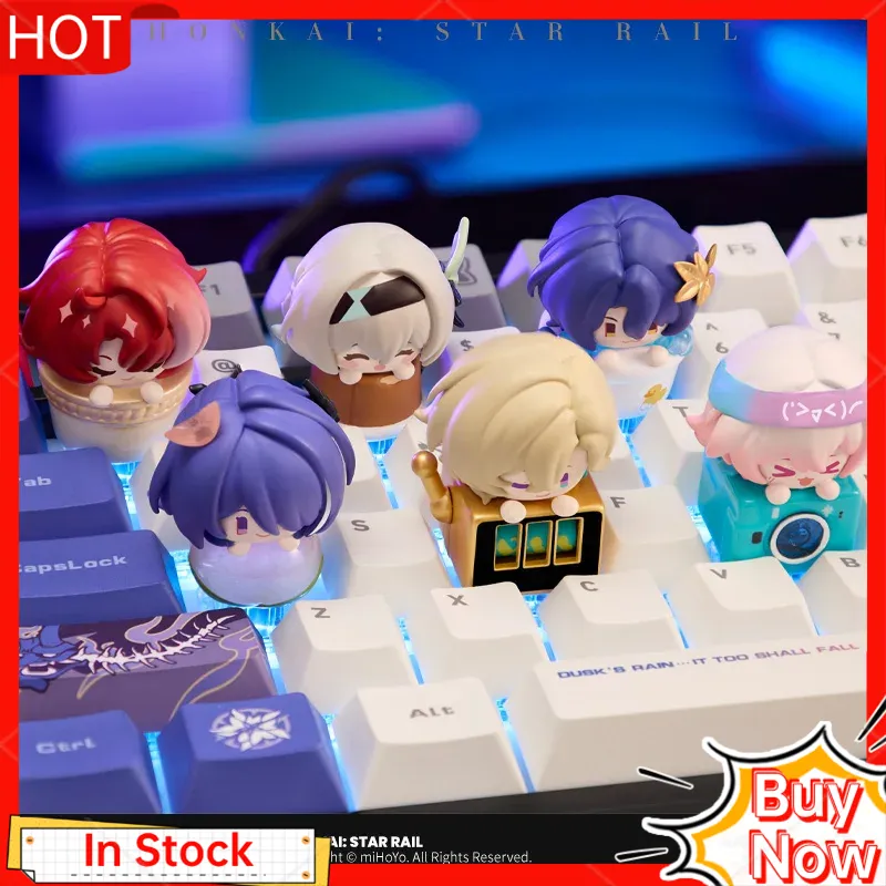 Gaming Keyboard Ergo - 미호요 혼카이 스타 레일 애니메이션 피규어