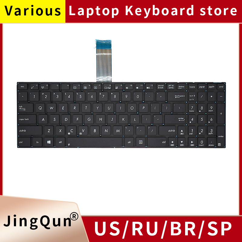 Gaming Keyboard Asus - ASUS 노트북 키보드, US, RU, 러시아어,