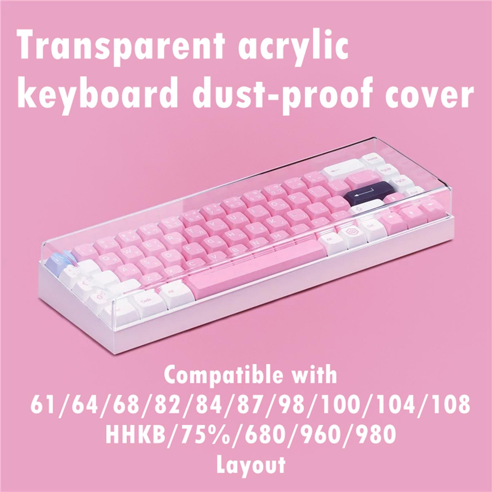 Gaming Keyboard Ergo - 가정용 아크릴 기계식 키보드 먼지 커버,