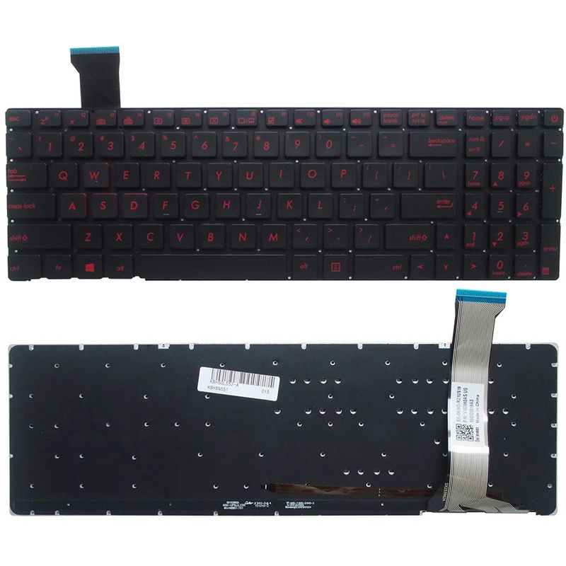Gaming Keyboard Asus - 미국 노트북 키보드 (ASUS GL552 GL552J