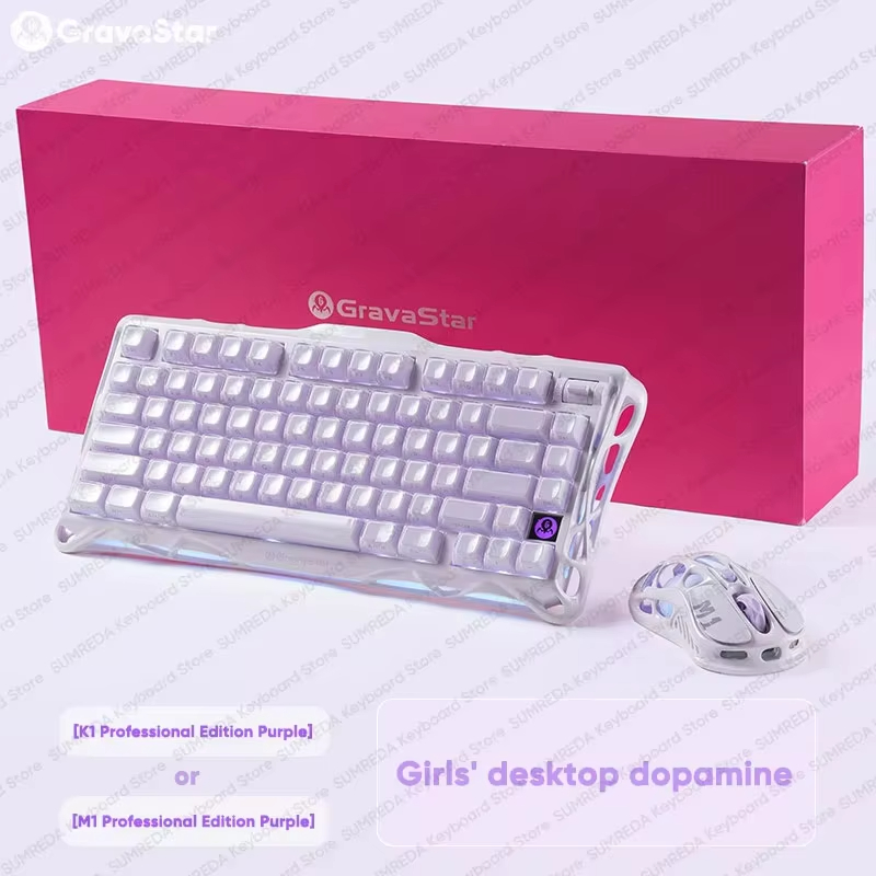 Gaming Keyboard And Mouse Wireless - GravaStar M1 M2 무선 마우스 또는