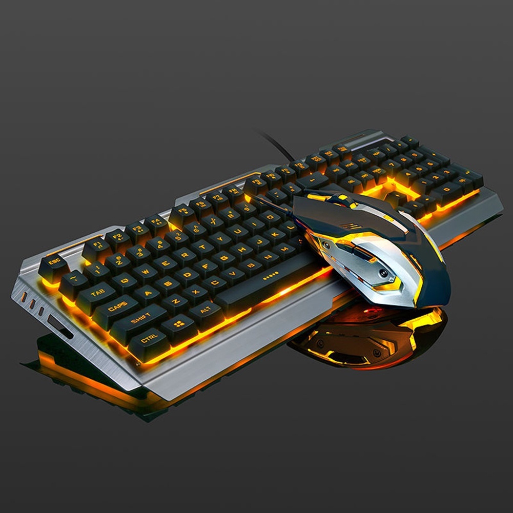 V1 USB 유선 기계식 게이밍 키보드 및 마우스 콤보 - Gaming Keyboard Mouse Combo 리뷰 및 가격