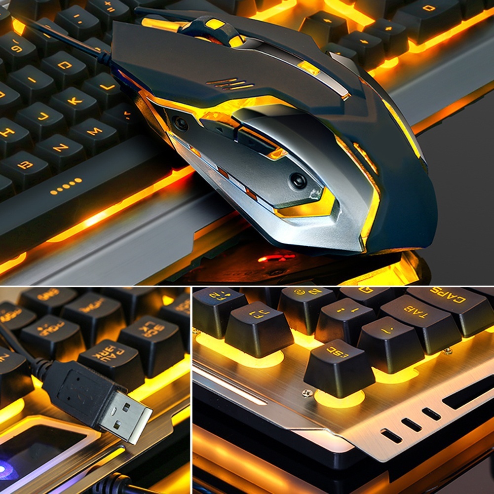 V1 USB 유선 기계식 게이밍 키보드 및 마우스 콤보 - Gaming Keyboard Mouse Combo 리뷰 및 가격