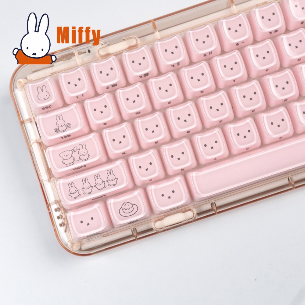 Kawaii Miffy Keycaps 귀여운 토끼 키  - Gaming Keyboard He 리뷰 및 가격