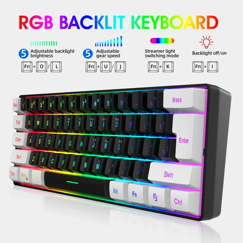 키보드 및 마우스 60% 컴퓨터 게임용 콤보 키트 PC - Gaming Keyboard And Mouse Wireless 리뷰 및 가격