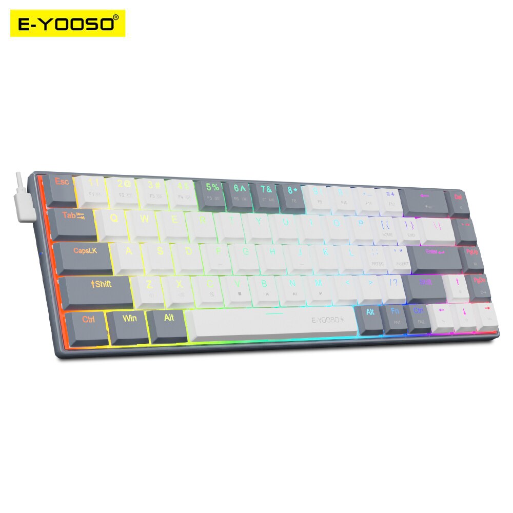 E-YOOSO RGB 미니 슬림 USB 유선 기계식 게 - Gaming Keyboard E Yooso 리뷰 및 가격