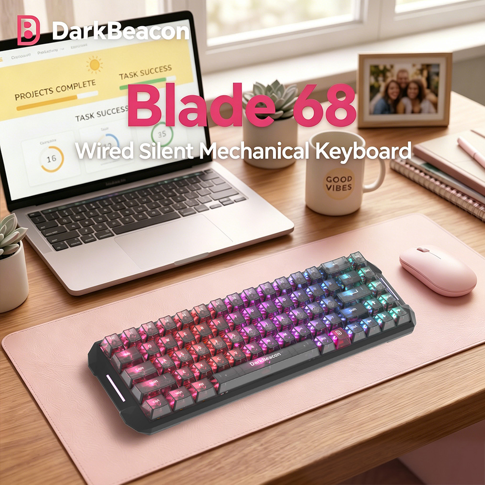 DarkBeacon Blade 68 유선 무소음 기계식 - Gaming Keyboard That Is Quiet 리뷰 및 가격