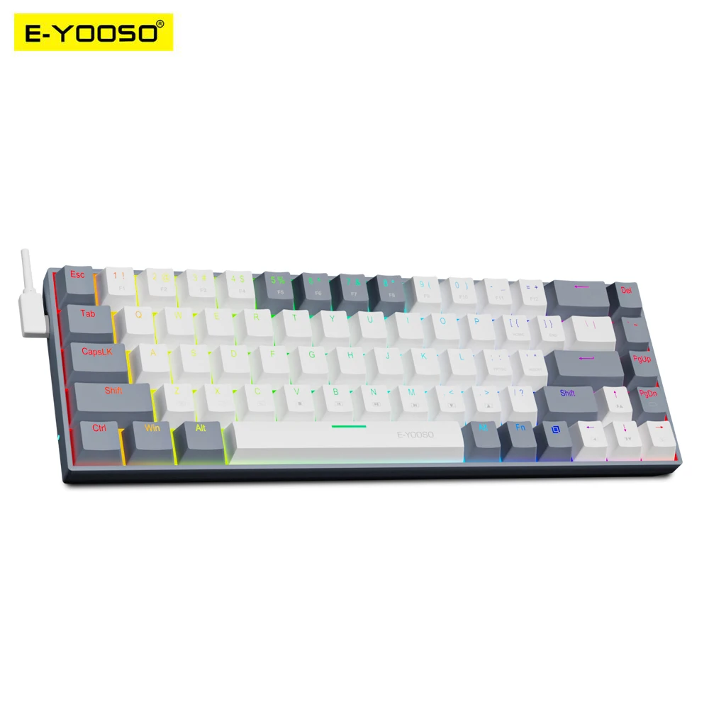E-YOOSO Z686 RGB USB 60% 미니 슬림 - Gaming Keyboard E Yooso 리뷰 및 가격