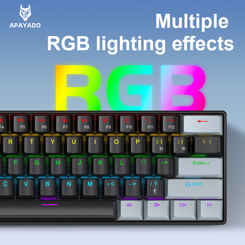 APAYADO K61 미니 기계식 키보드, 유선, 61 - Gaming Keyboard E Yooso 리뷰 및 가격