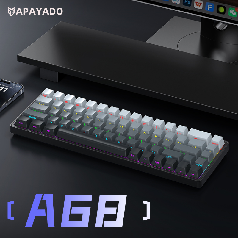 APAYADO A68 유선 기계식 키보드, 핫스왑 가능 - Keyboard Gaming Blue Switch 리뷰 및 가격