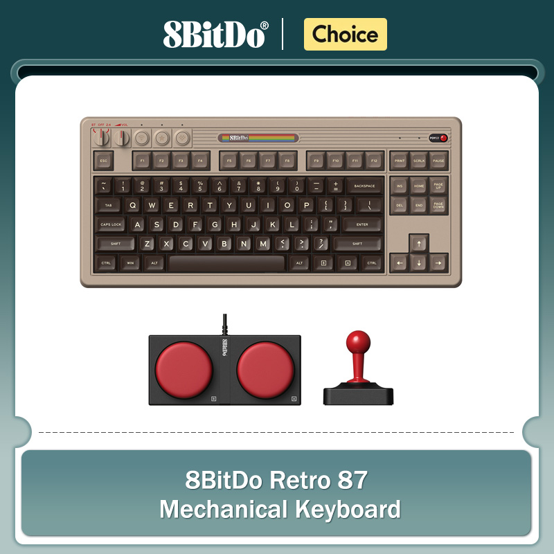 8BitDo 레트로 기계식 키보드, BT/2.4G/US - Gaming Keyboard Ergo 리뷰 및 가격