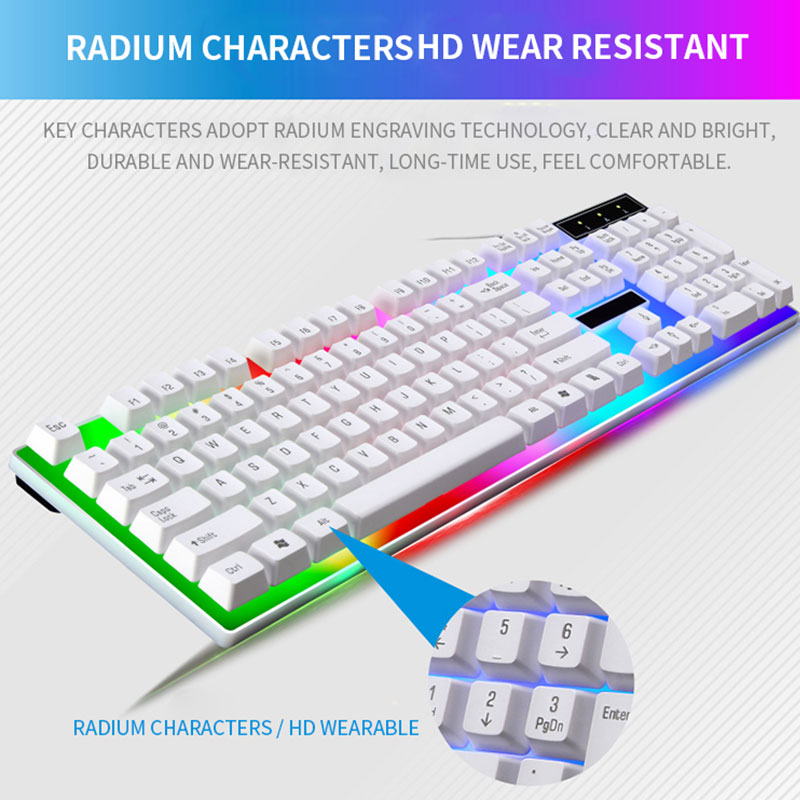 RGB 게임용 키보드 게이머 키보드 및 마우스 키트 W - Gaming Keyboard Mouse Combo 리뷰 및 가격