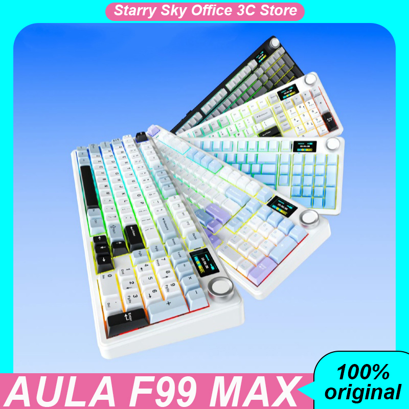 새로운 AULA F99 Max 가스켓 기계식 게이밍 키 - Gaming Keyboard Ergo 리뷰 및 가격