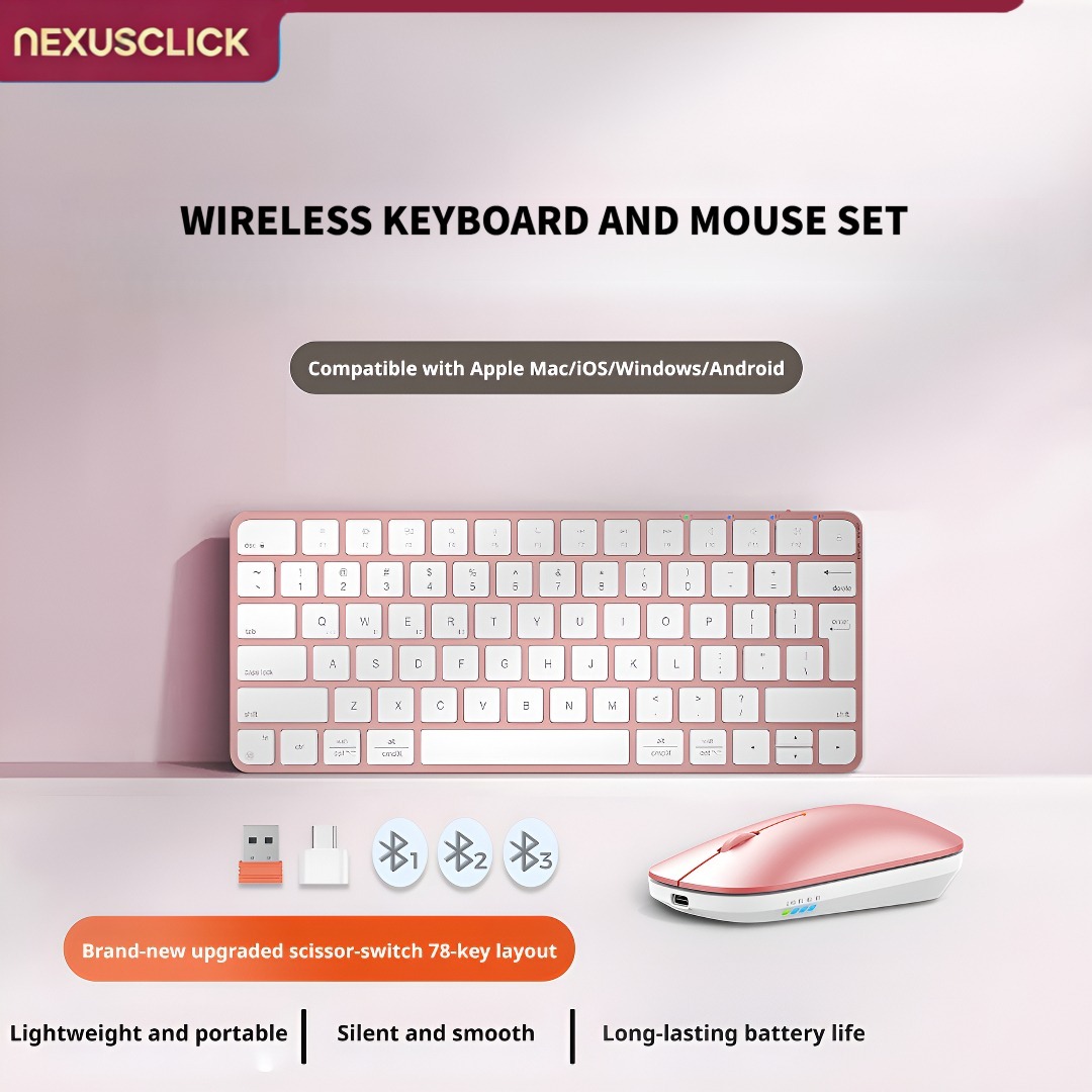 NexusClick 울트라 슬림 무선 키보드 마우스 콤 - Gaming Keyboard That Is Quiet 리뷰 및 가격