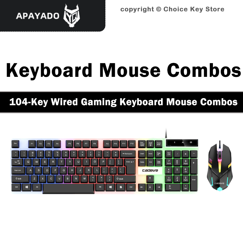 APAYADO LDK9122 유선 게이밍 키보드 마우스 - Gaming Keyboard Mouse Combo 리뷰 및 가격