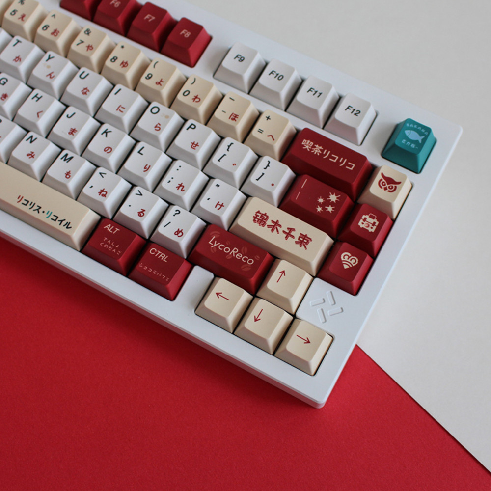 Lycoris Recoil Anime PBT 키캡 체리 - Gaming Keyboard Ergonomics 리뷰 및 가격